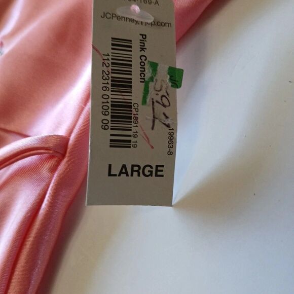 Lot Of 2 Silky Nightgown Intimate Sleepwear Lingerie-Pink & Turquoise Blue - Picture 9 of 16